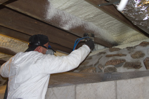 Spray foam insulation in Guilderland